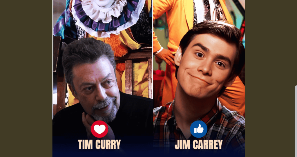 Tim Curry vs Jim Carrey – Masters of Madness and Magic!